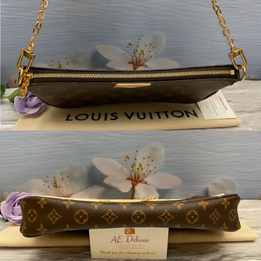 ❤️‍🩹SOLD❤️‍🩹 NEW Louis Vuitton Multi Pochette Accessories MNG Purse Wristlet - Picture 10 of 12